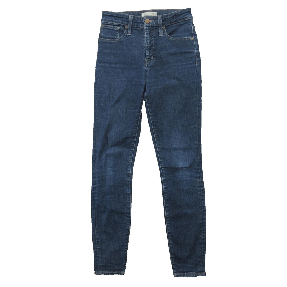 Madewell‎ Jeans Womens 26 Blue Curvy High-Rise Skinny Stretch Denim Style Ankle